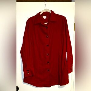 Large brick red lularoe Abigail unicorn